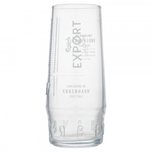 Carlsberg EXPORT Branded Half Pint Glass For Sale UK - CE 10oz - Box of 24